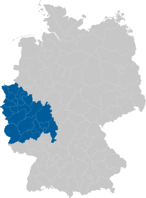Vertriebsgebiet Deutschland West